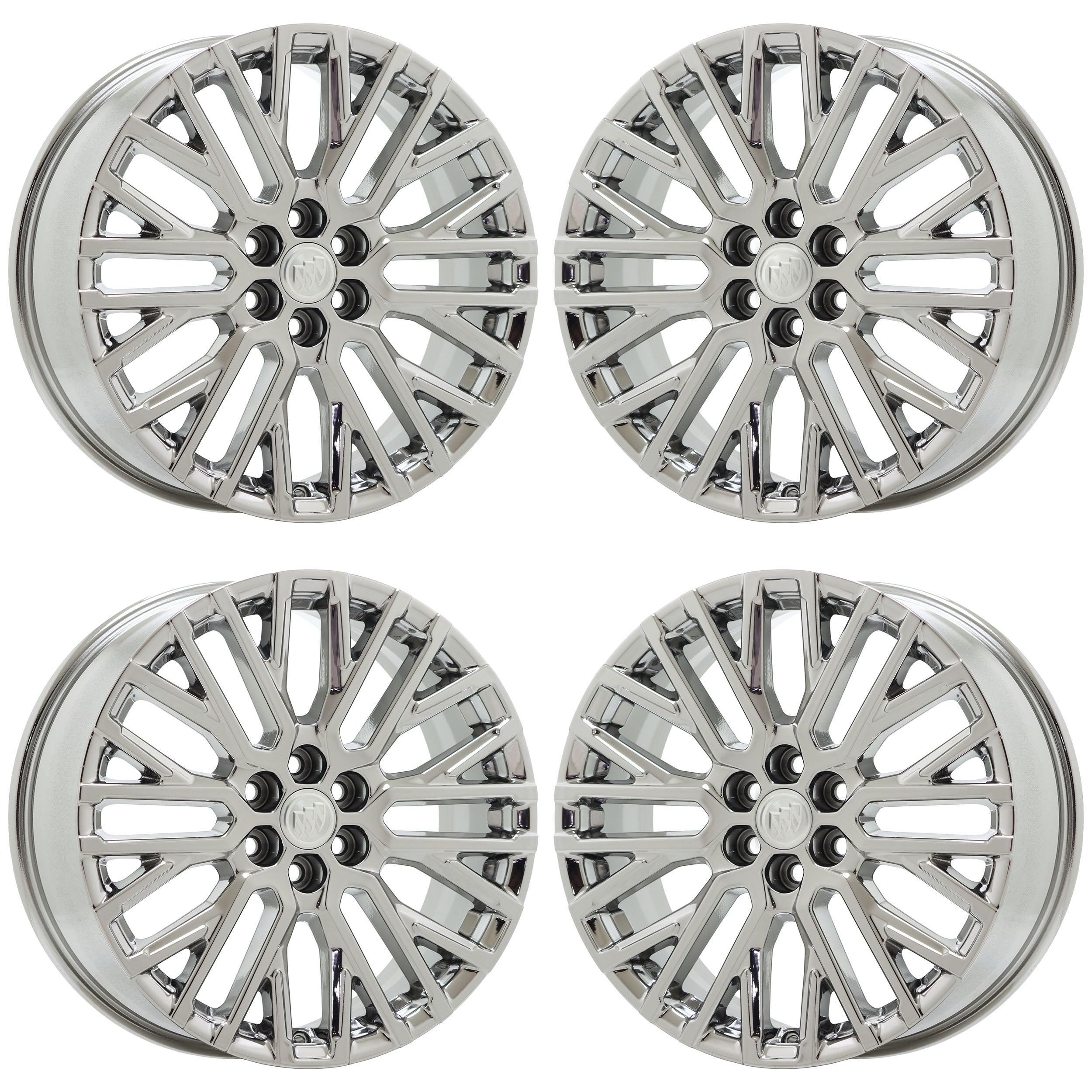 20" Buick Enclave Bright Chrome wheels rims Factory OEM set 14147 EXCHANGE